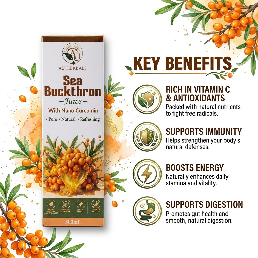 Sea Buckthorn Juice with Nano Curcumin - 500ml
