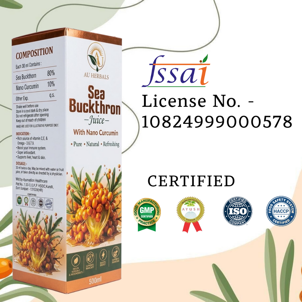 Sea Buckthorn Juice with Nano Curcumin - 500ml